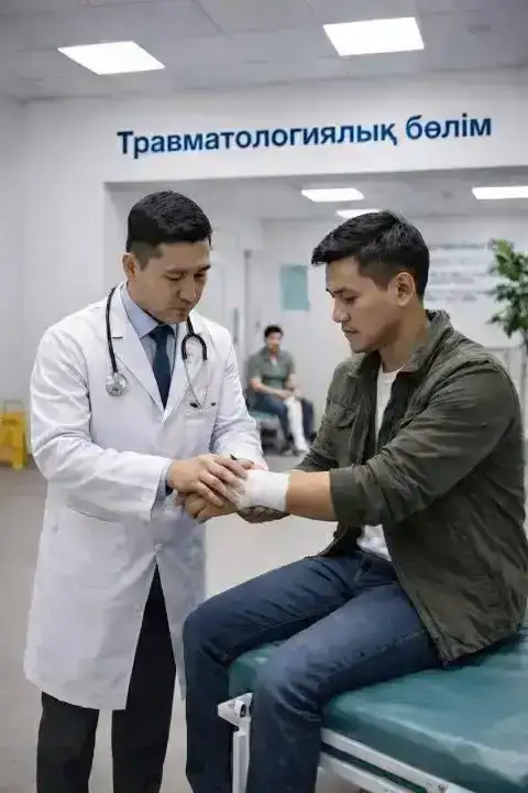 Социальные меры по оказанию медицинской помощи жителям Астаны в условиях гололеда