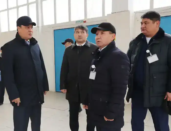 Рабочая поездка в Таласский район: пищевая промышленность, транспорт, соцобъекты (8)