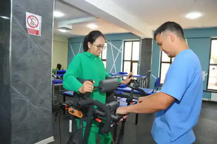 В Жетісу продолжается строительство многофункционального реабилитационного центра для детей и взрослых (8)