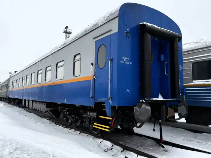 На маршруте «Астана – Семей» запущен новый комфортабельный вагон