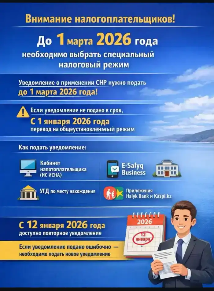 Важно для налогоплательщиков: выбор специального налогового режима до 2026 года