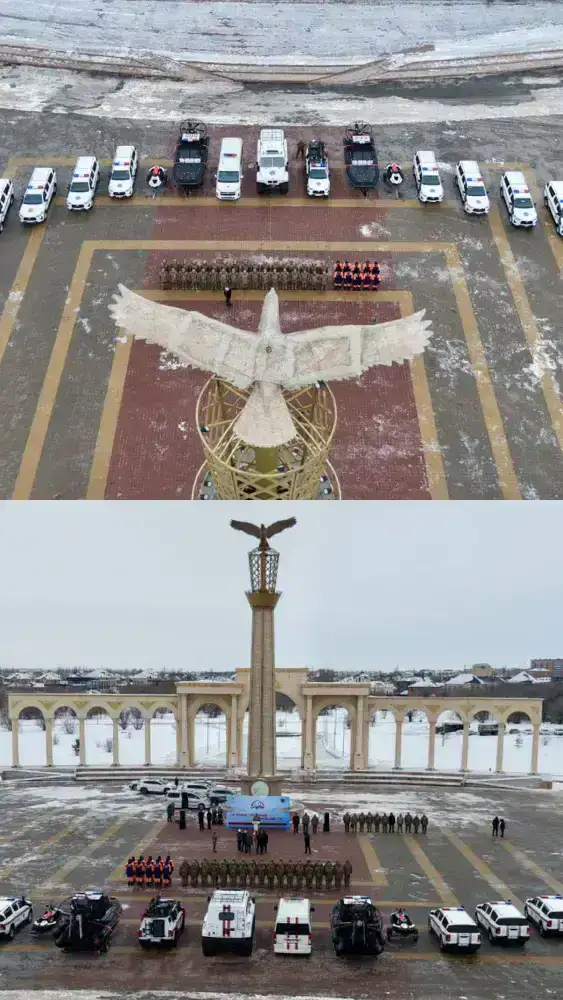 Глава МЧС вручил спасателям Актюбинской области ключи от новой техники (4)