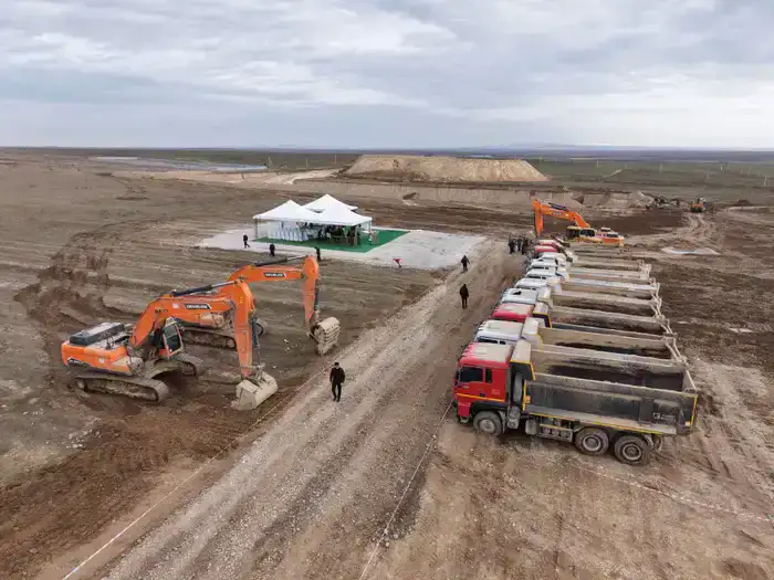 В ТУРКЕСТАНСКОЙ ОБЛАСТИ НАЧАЛОСЬ СТРОИТЕЛЬСТВО ПЕРИНАТАЛЬНОГО ЦЕНТРА НА 200 МЕСТ (4)