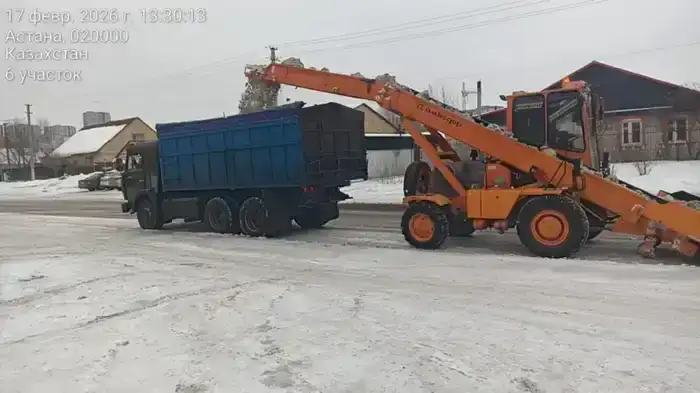 Зима в Астане: 5,2 миллиона кубометров снега превращаются в чистые улицы