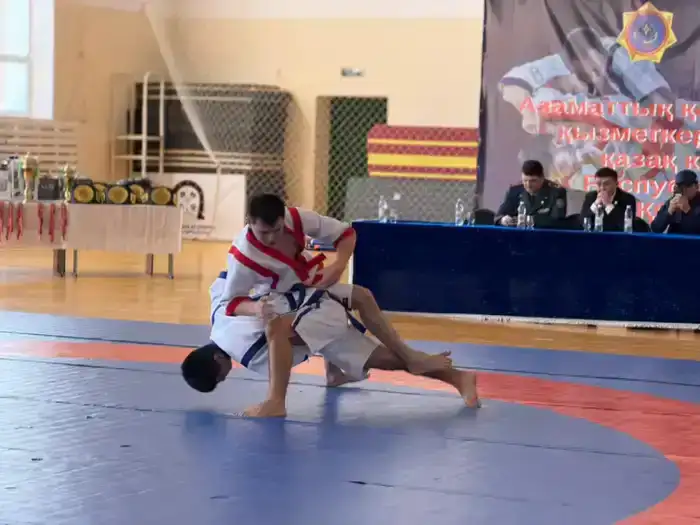 Турнир по қазақ күресі объединил спасателей МЧС всей страны (4)