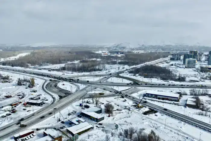 В Усть-Каменогорске, в связи со строительством транспортной развязки, временно изменится схема движения (3)
