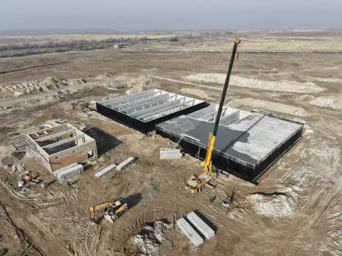 На 70% завершено строительство Шардаринского группового водопровода в Туркестанской области (6)