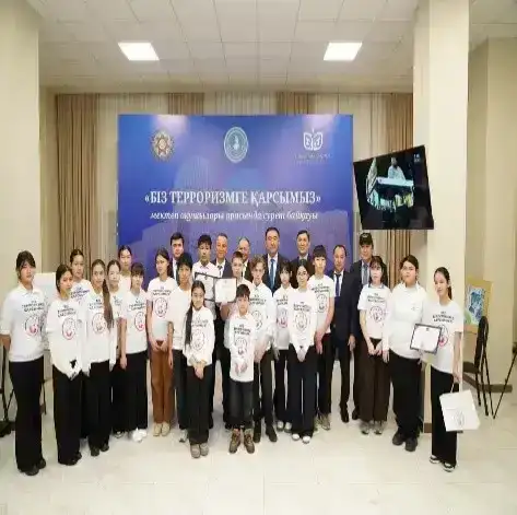 Түркістанда «Біз терроризмге қарсымыз!» тақырыбында сурет салудан байқау өткізілді (5)