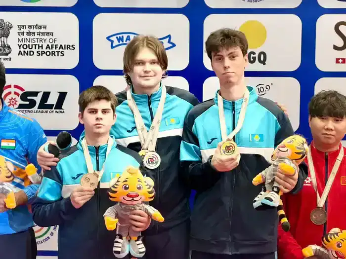 Казахстанские стрелки завоевали 7 медалей на чемпионате Азии в Нью-Дели