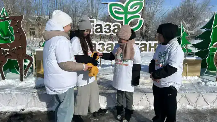 Бухар-Жырау: акция «Живи без пластика» для школьников