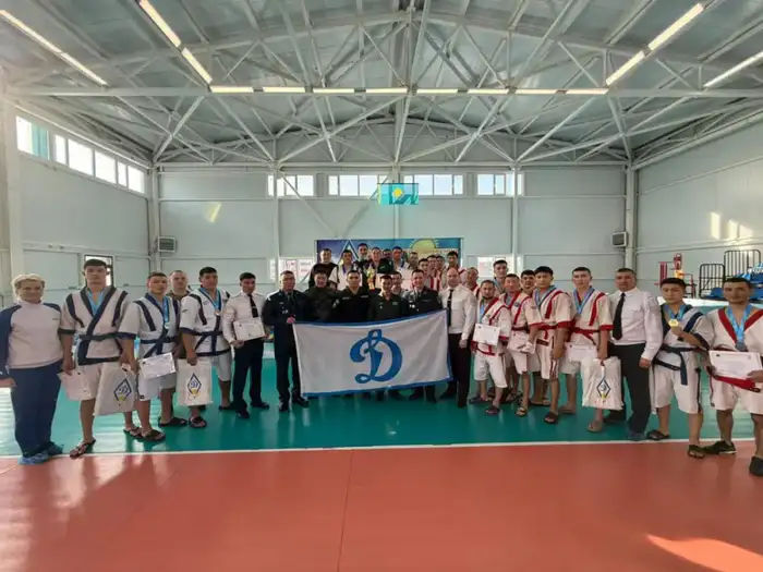 Полицейские из Северного Казахстана успешно выступили на отборочных соревнованиях по қазақ күресі в Петропавловске