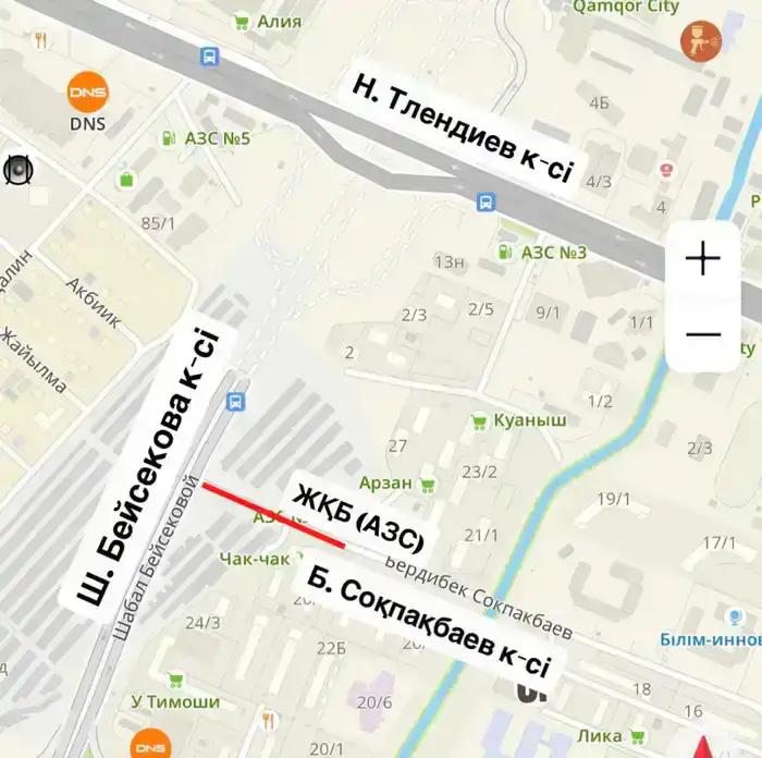 Сокпакбаева под ограничением: как объехать пробки?