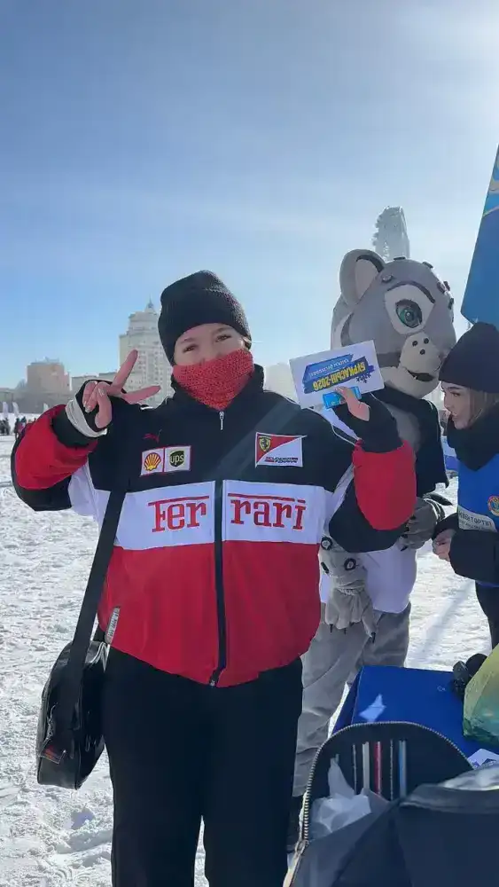 Зимний фестиваль в Астане: Поддержка участников Олимпиады Милан-2026