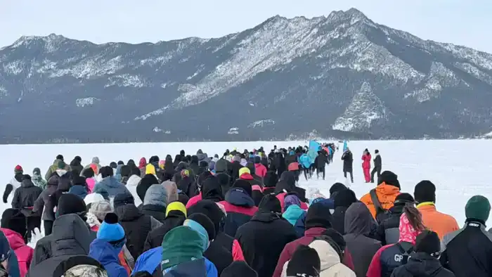 Международный забег на льду «BURABAY ICE - 2026» прошёл на территории Государственного национального природного парка «Бурабай» (3)