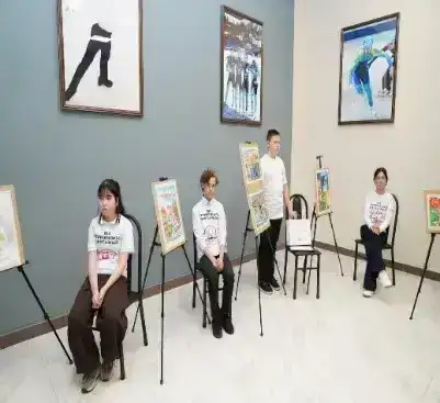 Түркістанда «Біз терроризмге қарсымыз!» тақырыбында сурет салудан байқау өткізілді (4)