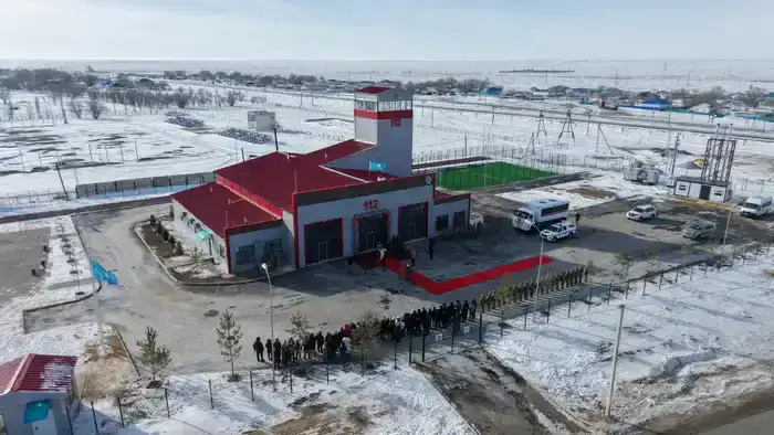 Глава МЧС открыл новую пожарную часть в Байганинском районе. (3)