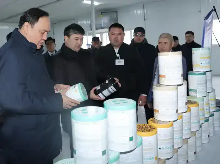 Посещение Таласского района: развитие пищевой промышленности и транспортной инфраструктуры в Казахстане