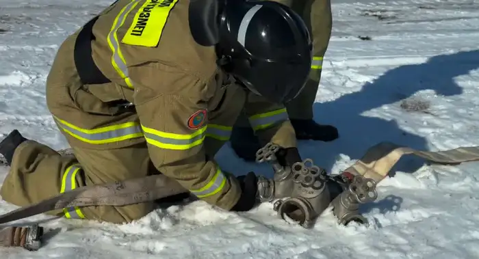 «Ауыл құтқарушылары» укрепляет безопасность села Терисаккан (5)