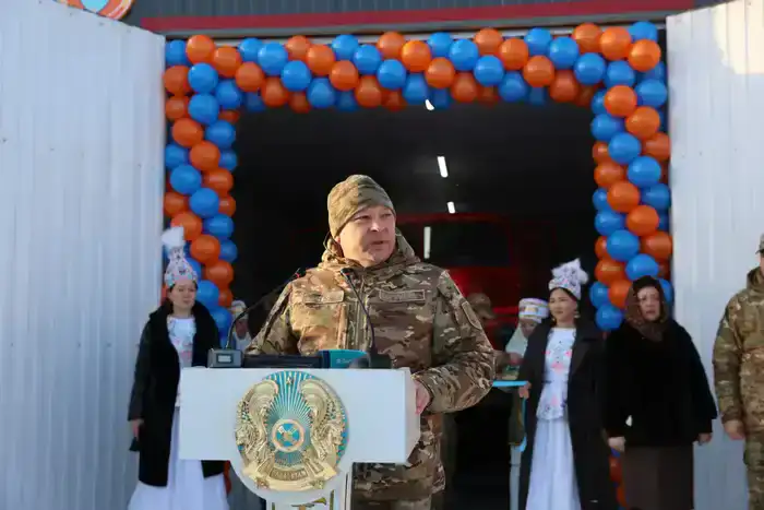 В Узынколе открылся новый пункт пожаротушения