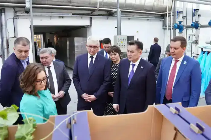 Делегация ВКО ознакомилась с работой крупнейшей теплицы в Барнауле (2)