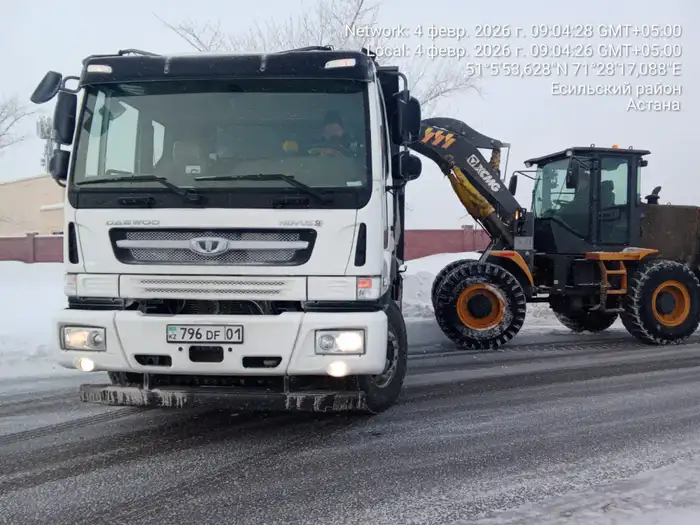 Более 3 тысяч дорожных рабочих и свыше 1 500 единиц спецтехники задействовано в уборке снега в Астане (2)