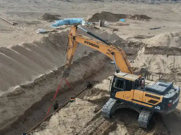 На 70% завершено строительство Шардаринского группового водопровода в Туркестанской области (5)