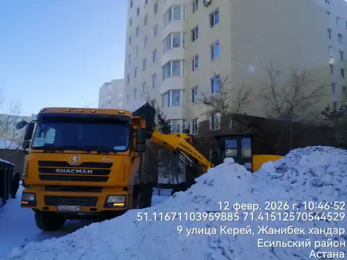 Около двух тысяч единиц спецтехники задействованы в снегоуборочных работах в Астане (5)