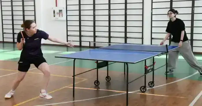 Конкурс по настольному теннису в Астане: студенты вузов и колледжей демонстрируют спортивные навыки