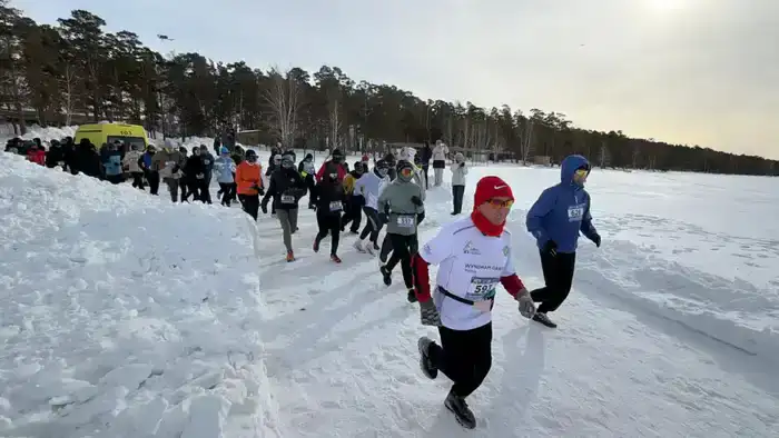 Ледяные тропы Бурабая: международный забег «BURABAY ICE - 2026» объединил 700 спортсменов из 11 стран