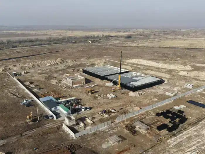 Строительство Шардаринского водопровода завершено на 70% в Туркестанской области