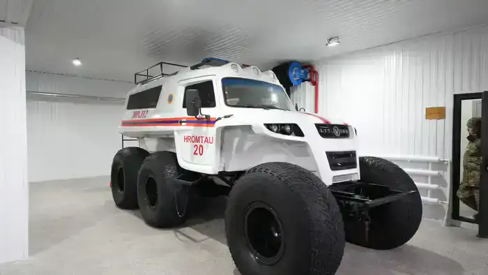 Глава МЧС открыл модернизированную пожарную часть в городе Хромтау (4)