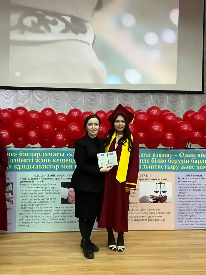 Выпускники экспериментальной программы в Актюбинском колледже сервиса: шаг к интеграции образования и профессии