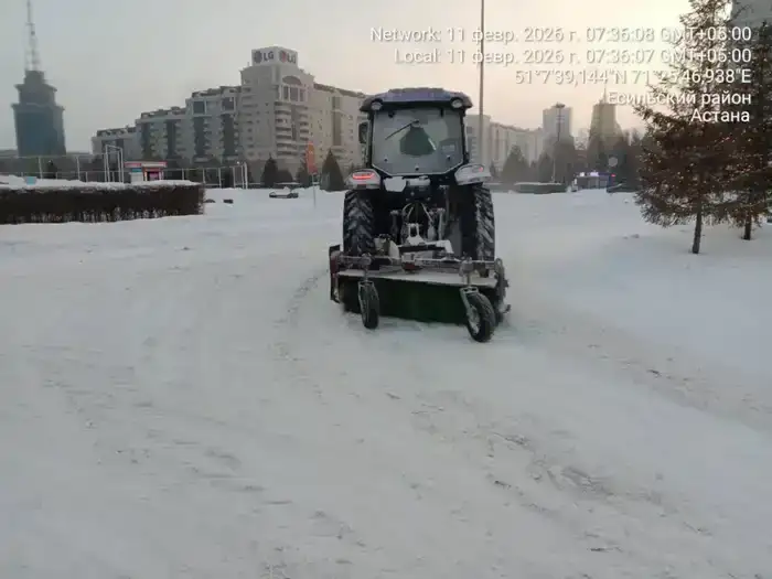 Астана справляется с зимними вызовами: более 63 тысяч кубометров снега вывезены за ночь