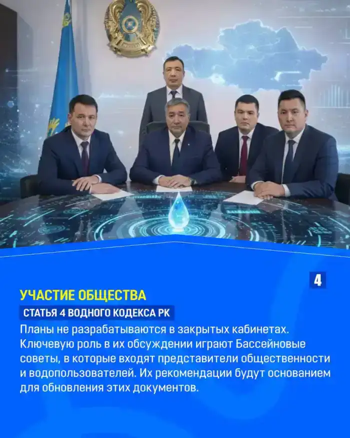 ЗАКОН И ПОРЯДОК Стратегия на 15 лет: как Казахстан будет переходить к долгосрочному планированию водных ресурсов (4)