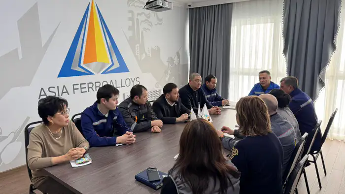 Коллектив и акционеры завода Asia FerroAlloys в Караганде единогласно поддержали проект новой Конституции Республики