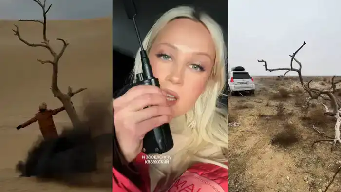 Клава Кока чуть не застряла в пустыне Мангистау во время съемок нового клипа в Казахстане.