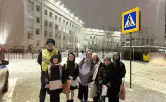 Акция по повышению правовой культуры и безопасности дорожного движения в Астане