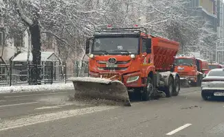 Алматы очищает улицы от снега в усиленном режиме