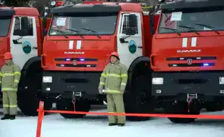 17 новых пожарных машин переданы в Кокшетауский национальный парк для тушения лесных пожаров