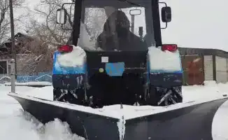 Работы по уборке и вывозу снега в Абайской области