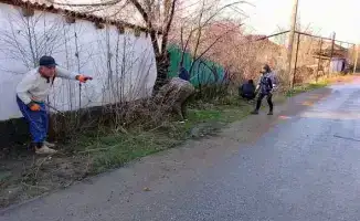 Сарыагаш: В центре города прошел субботник по уборке и благоустройству