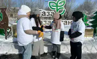 Бухар-Жырау: акция «Живи без пластика» для школьников