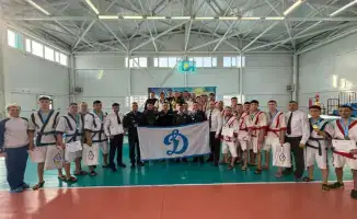 Полицейские из Северного Казахстана успешно выступили на отборочных соревнованиях по қазақ күресі в Петропавловске