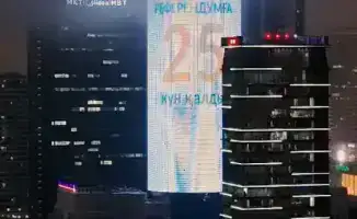 В Астане стартовал обратный отсчет до референдума: табло установлены на главных объектах города