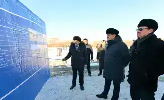 Берик Уали посетил стройки в Абайском районе