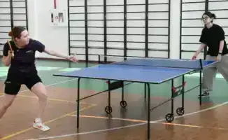 Конкурс по настольному теннису в Астане: студенты вузов и колледжей демонстрируют спортивные навыки