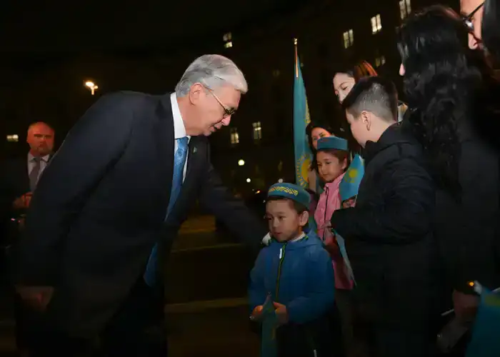 Токаев с казахстанцами в Вашингтоне