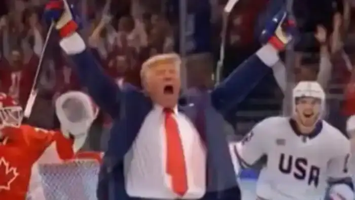 Трамп в хоккейном матче против Канады: как viral-видео меняет имидж президента и подогревает спортивные страсти в США