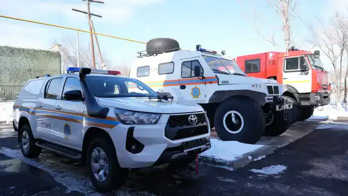 В селе Сарыозек начала работу обновленная пожарная часть (2)