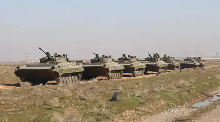 В Туркестанской области на полигоне «Арыс» прошло ротное тактическое учение (3)